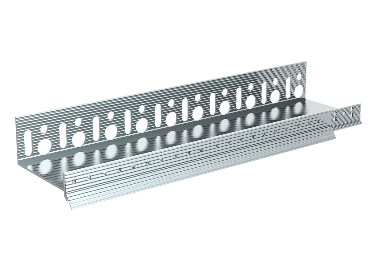 Capatect 6680/10 Plus Sockel- 2,0 m schienenaufsteckprofil Alu